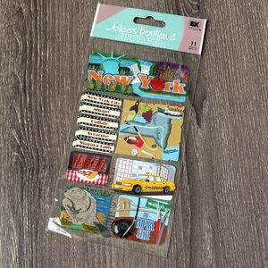 ❤️$4 Jolee's Boutique Dimensional Stickers New York 11 Pieces